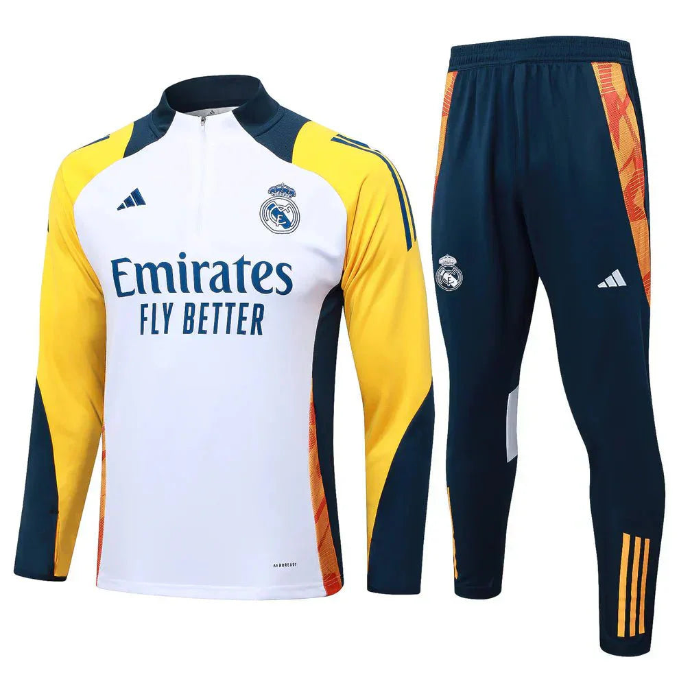 Real Madrid 24/25 - Fato de Treino - Meio Fecho