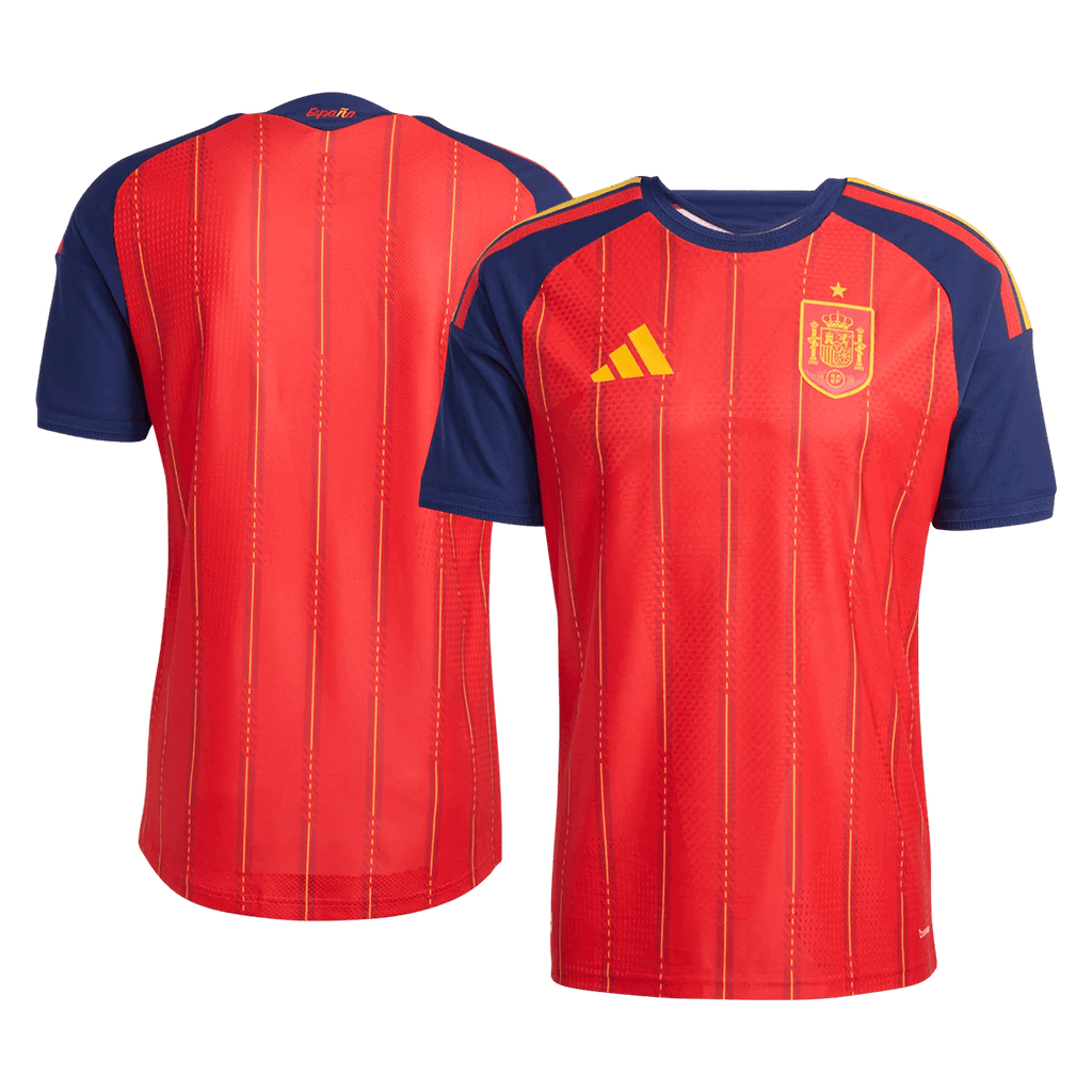 Versão de Jogador Espanha Casa Mundial Camisolas de Futebol 2026 Vermelho