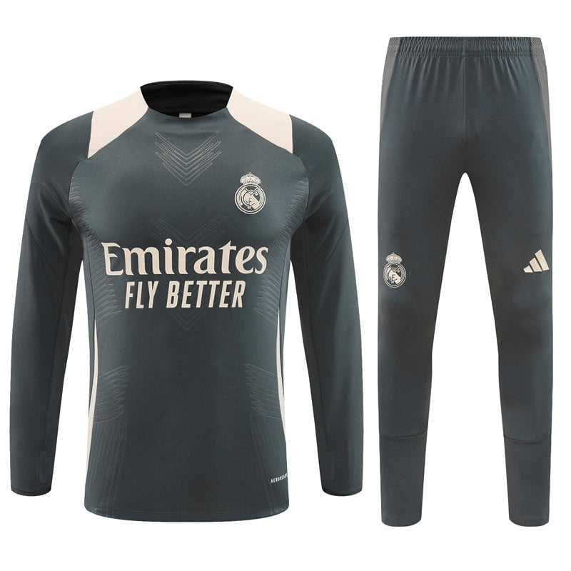 Real Madrid 24/25 - Fato de Treino - Meio Fecho