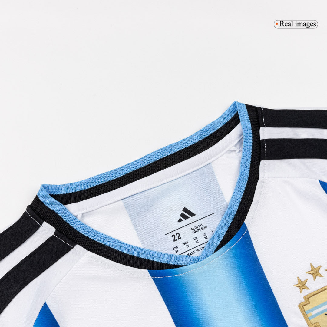 Argentina Criança Casa Campeonato do Mundo Futebol Equipamento (Camisa+Calções+Meias) 25/26