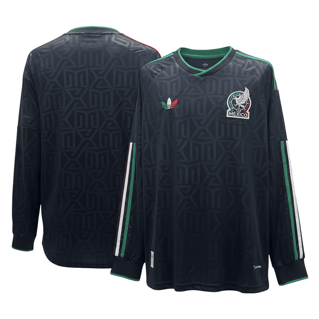 México Camisa Manga Comprida 2026 Preto