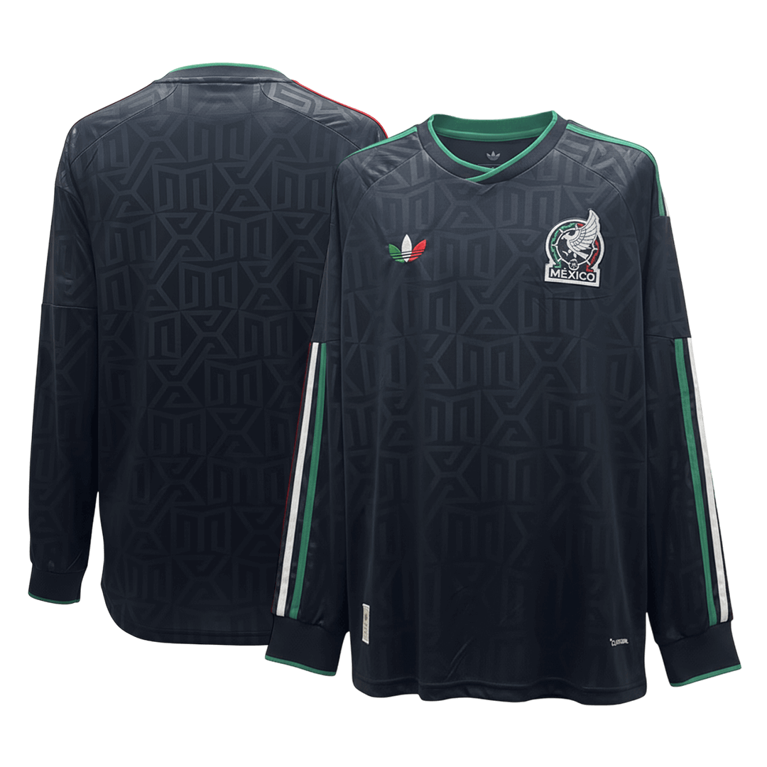 México Camisa Manga Comprida 2026 Preto