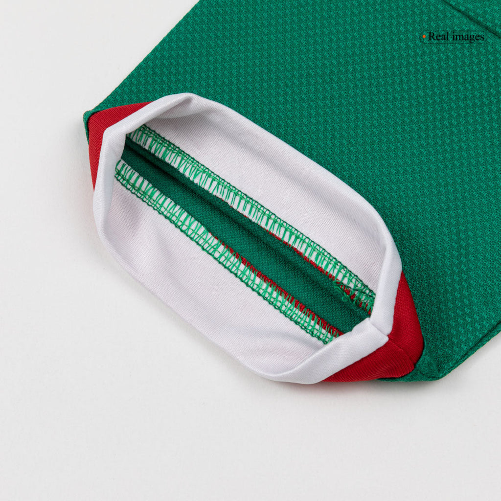 Conjunto de Camisola e Calções de Futebol México Infantil (Camisola+Calções+Meias) 25/26 Verde